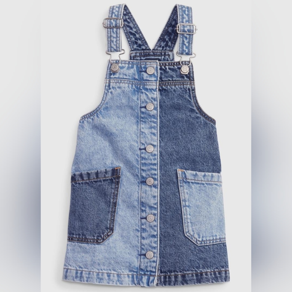 Kids Denim Overall Dress